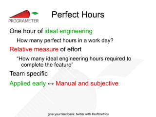 Agenda What is a software metric? 