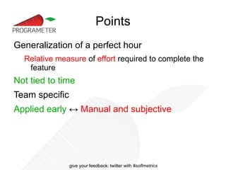 Examples of software metrics LOC and McCabe's cyclomatic complexity 
