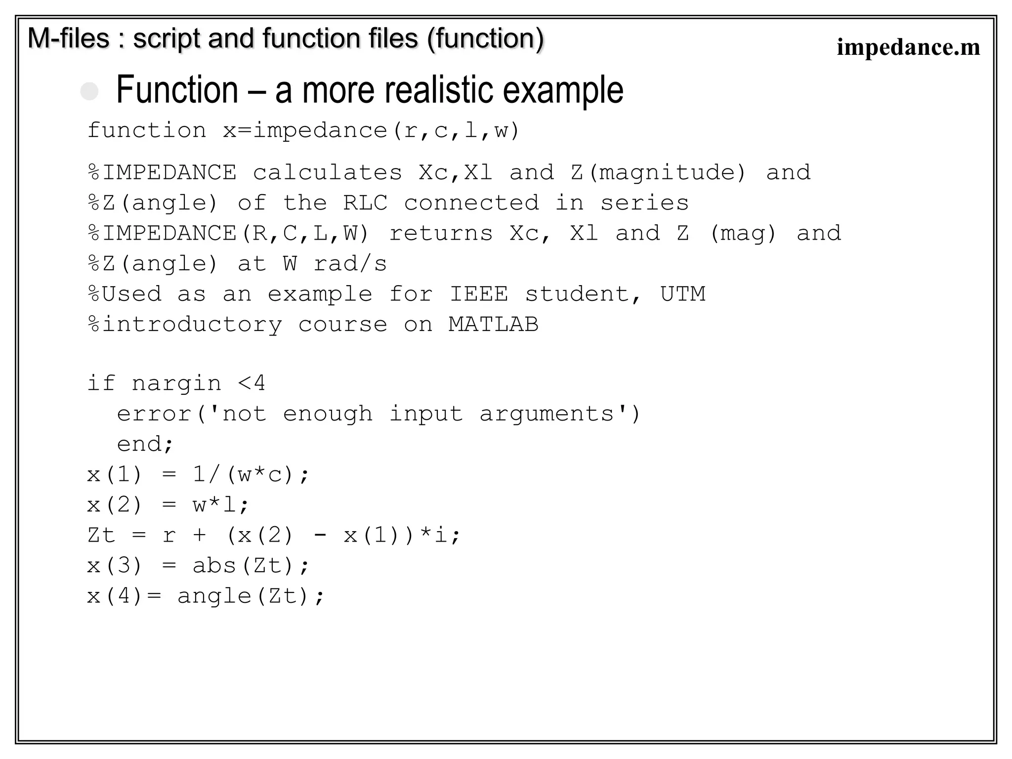 Introduction of MatLab | PPT