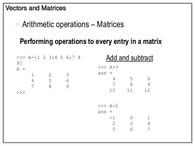 Introduction of MatLab