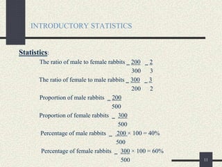 Statistics Rabbit Meaning of statics and introduction to Biostatics | PPT