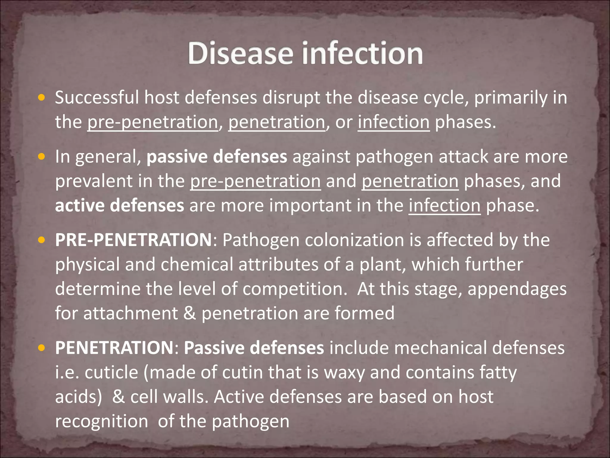 Plant disease and defense mechanisms | PPT | Gardening | Home & Garden