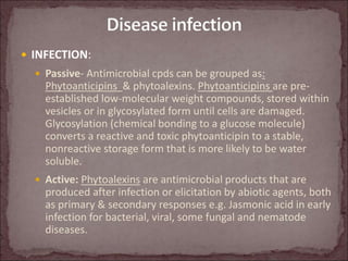 Plant disease and defense mechanisms | PPT