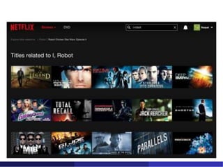 Examples of Recommendation systems
 