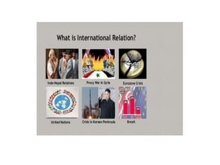 Theories of International Relations and it's details | PPTX