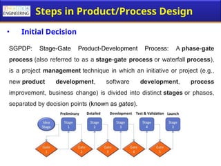 Engineering Design Phase Gate Process Introduction to Chemical Process Design and Simulation | PPT