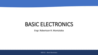 Eta Basic Electronics Basic Electronics EEE 121 (Basic Elect.) | PDF
