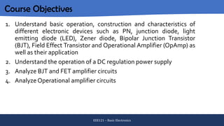 Basic Electronics EEE 121 (Basic Elect.) | PDF