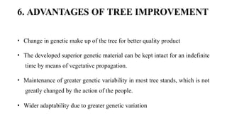 Tree Improvement Notes.pdf Introduction to For gen&Tree Improvement | PPTX