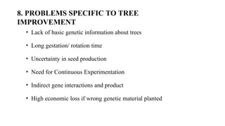 Tree Improvement Notes.pdf Introduction to For gen&Tree Improvement | PPTX
