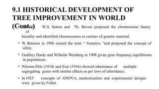 Introduction to For gen&Tree Improvement | PPTX