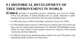 Tree Improvement Notes.pdf Introduction to For gen&Tree Improvement | PPTX