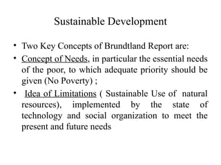 Sustainable Development & Disaster Risk Management | PPTX