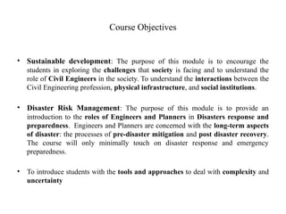 Sustainable Development & Disaster Risk Management | PPTX