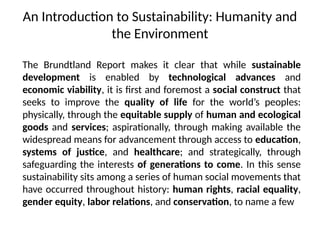 Sustainable Development & Disaster Risk Management | PPTX