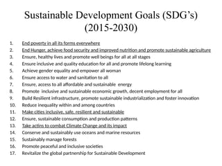 Sustainable Development & Disaster Risk Management | PPTX