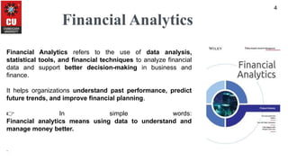 introduction of financial analytics and importance | PPTX