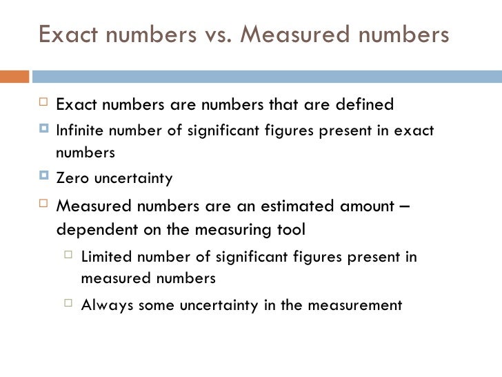 Lecture 1 Significant Figures, Scientific Notation, Significant Fig…