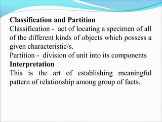 Classification And Partition Lecture 1-technical-writing | PPT
