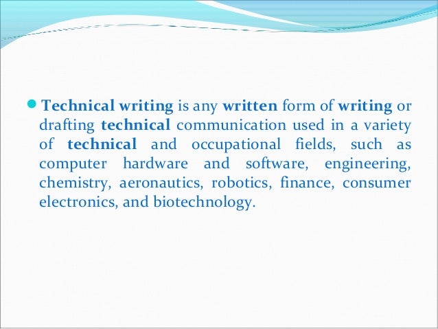 Technical report writing for chemical engineers