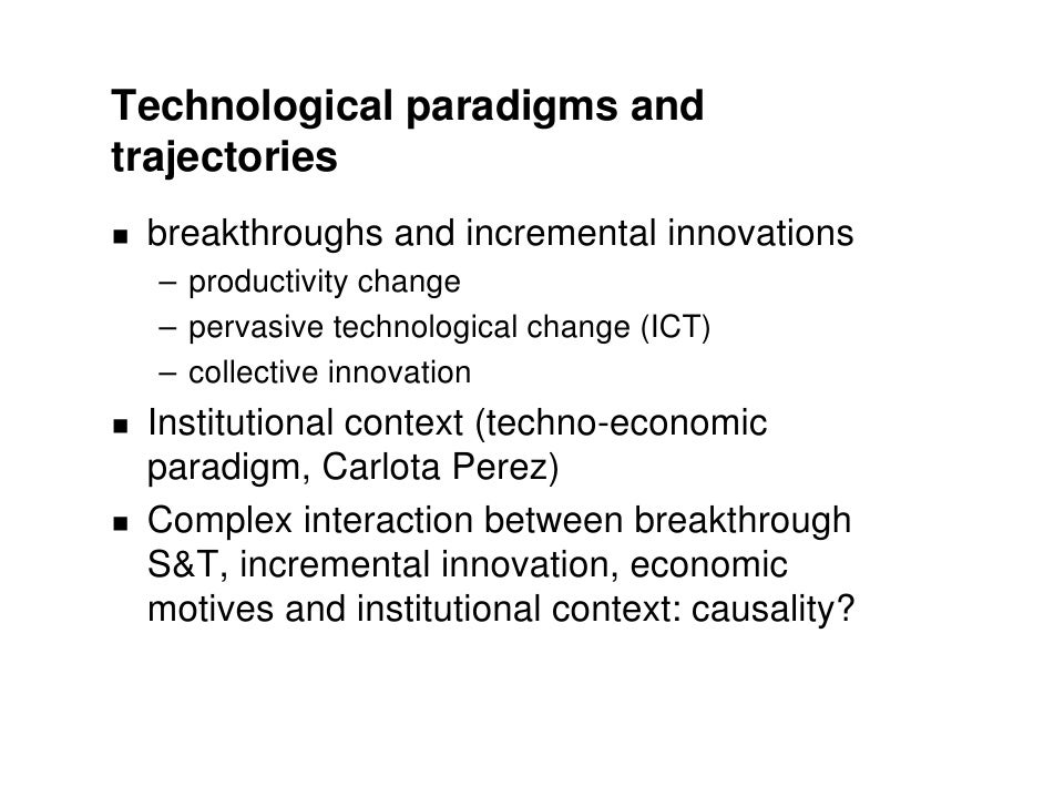 Lecture 1 The economic impact of technological change and innovatio…