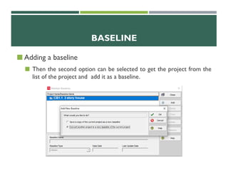 Baseline Management Process Project management and updating and monitoring | PDF