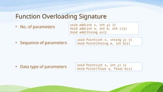 Comprehensive Guide to Function Overloading, Variable Scope, and ...