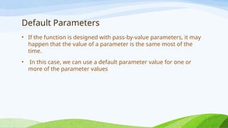 Comprehensive Guide to Function Overloading, Variable Scope, and ...