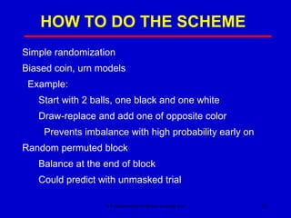 Urn Randomization Methods Lecture 10 Sample Size | PPT