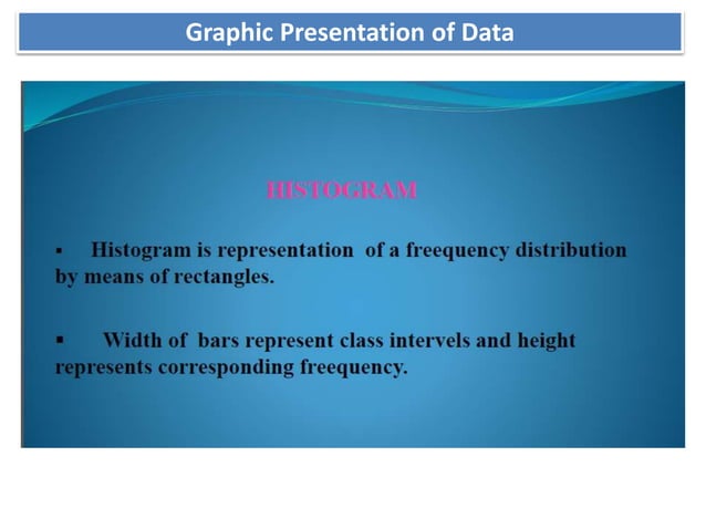 Numerical & graphical presentation of data | PPT