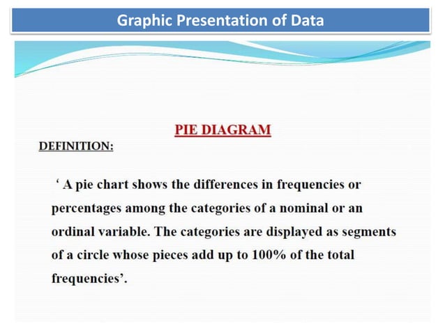 Numerical & graphical presentation of data | PPT
