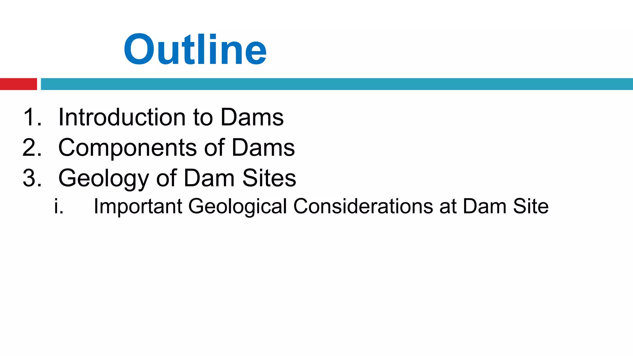 Geology of Dams | PPTX