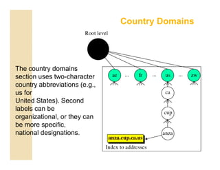 Introduction to Application layer and Domain Name Space | PDF