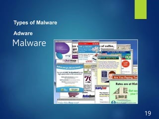 Malware
19
Types of Malware
Adware
 