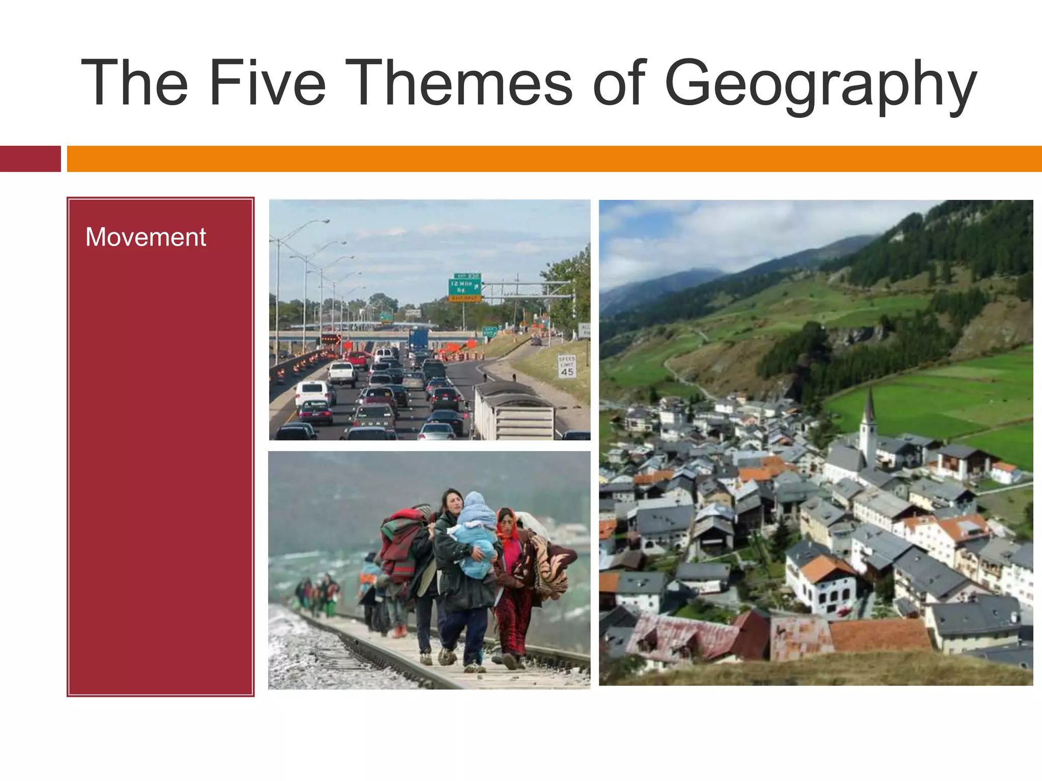 The Five Themes of GeographyMovement