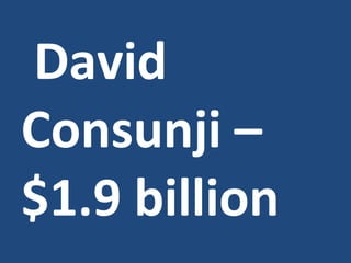 ? David Consunji C $1.9 billion 