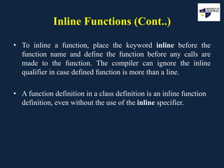 Lecture-11 Friend Functions and inline functions.pptx