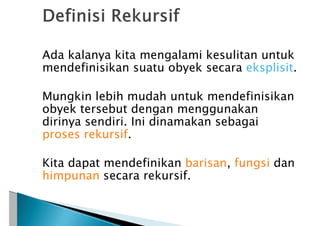 Simbol Rekursif Fungsi rekursifFungsi rekursifFungsi rekursifFungsi rekursifFungsi ...