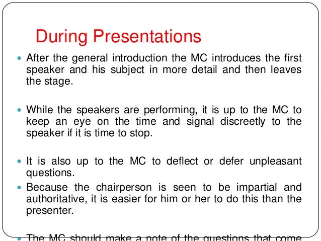 Emcee Meaning