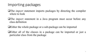Lecture-12 Java Packages and GUI Basics.ppt