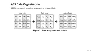 lecture-13-slides of aes encryption stsyem | PDF