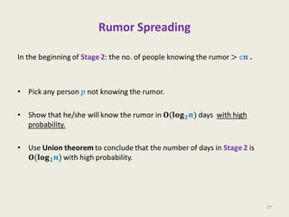 Rumor Spreading

37

 