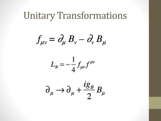 Unitary Transformations
 