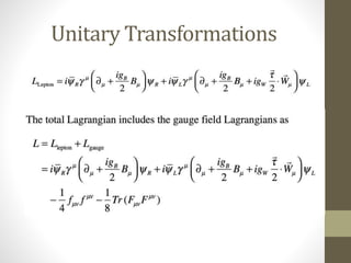 Unitary Transformations
 