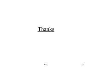 Thanks
WEC 23
 