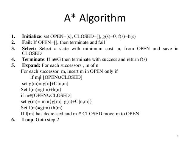 Lecture 14 Heuristic Search-A star algorithm