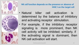 Lecture-16 Natural Killer Cell and its anti-cancerous attributes pptx ...