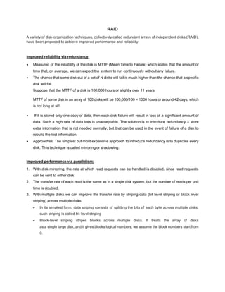 RAID Levels | PDF