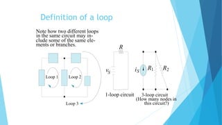Lecture 1 Basics of Electric Circuits | PDF