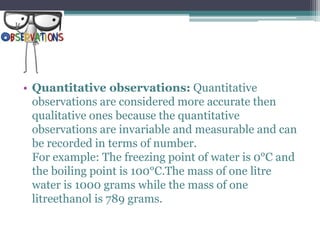 Quant Biological Methods Quantitative Observation Examples Biology
